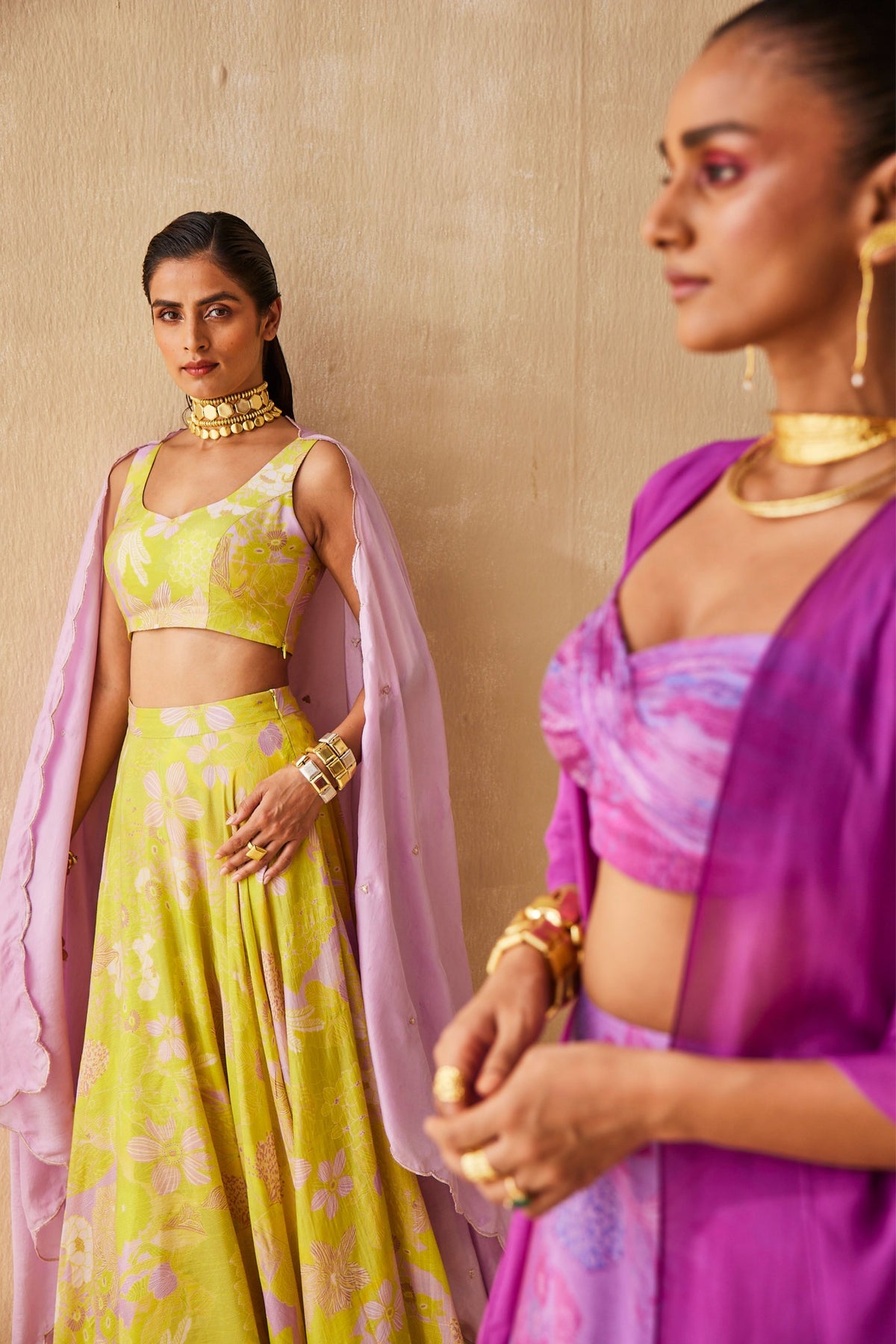 Deep Rhythm Lehenga