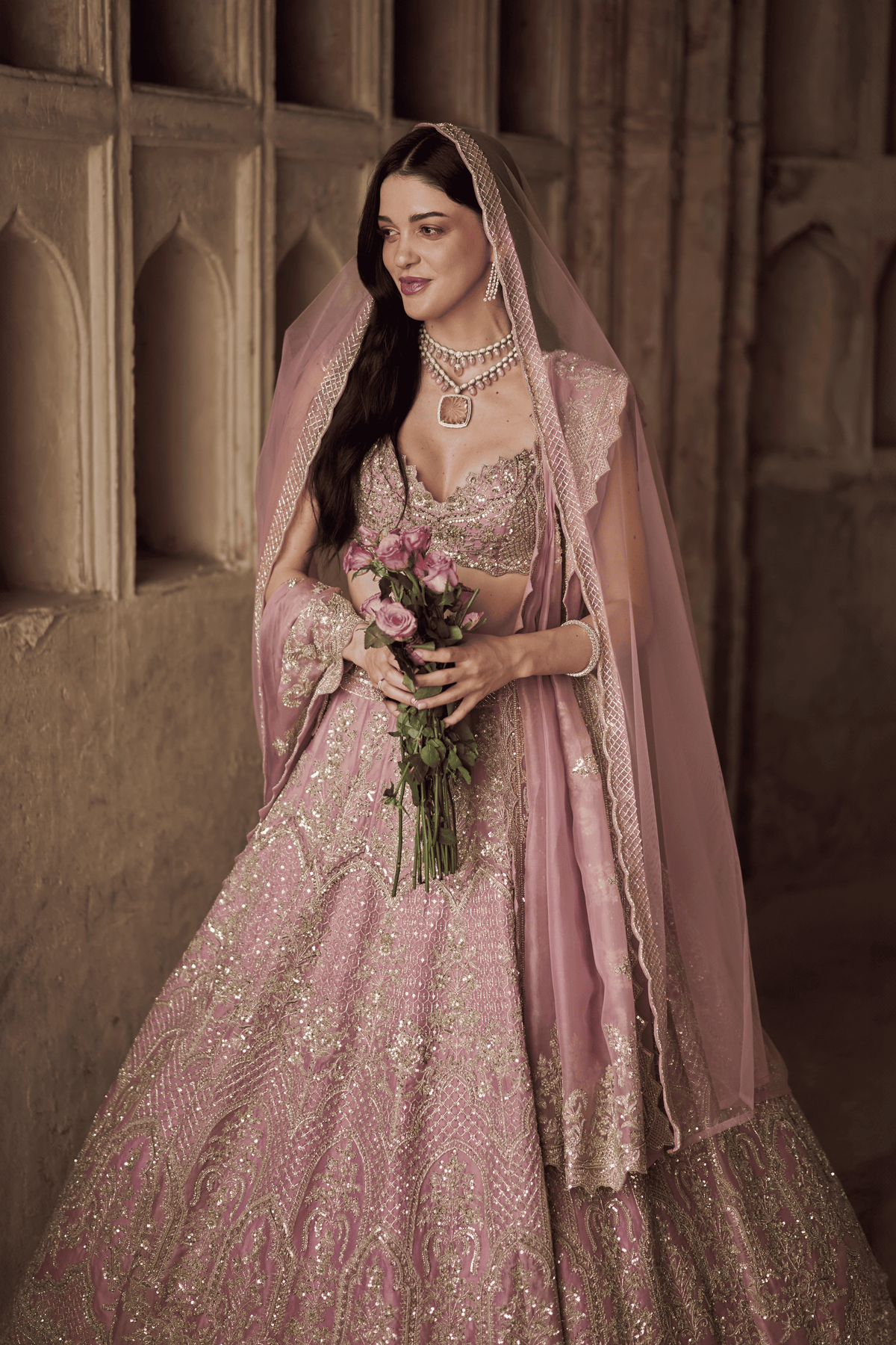 Blush Pink Akhila Lehenga Set