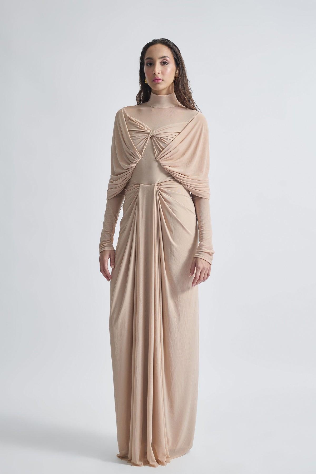 Kenny- Beige Dress