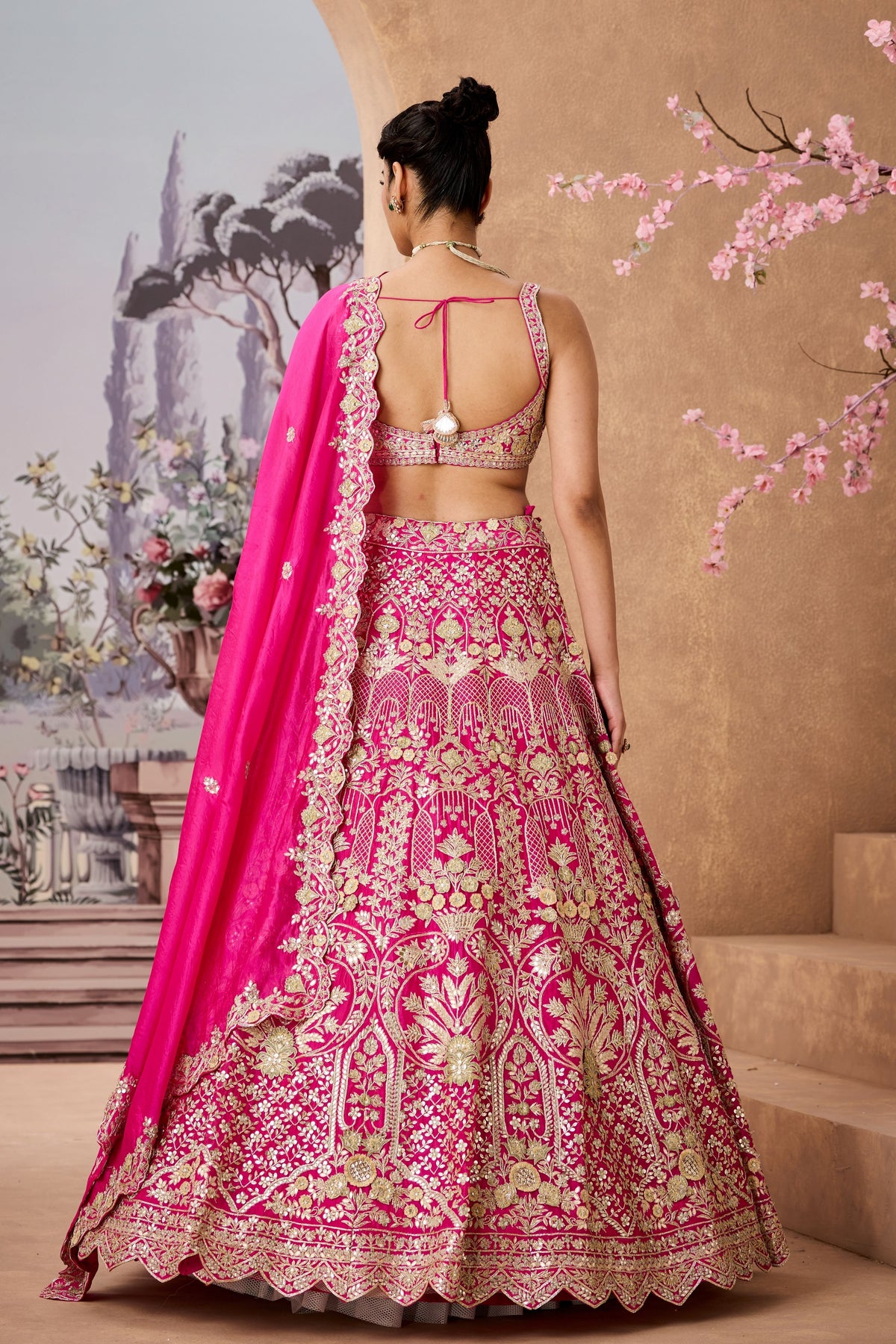 Ntu 3d Mirage Lehenga Set