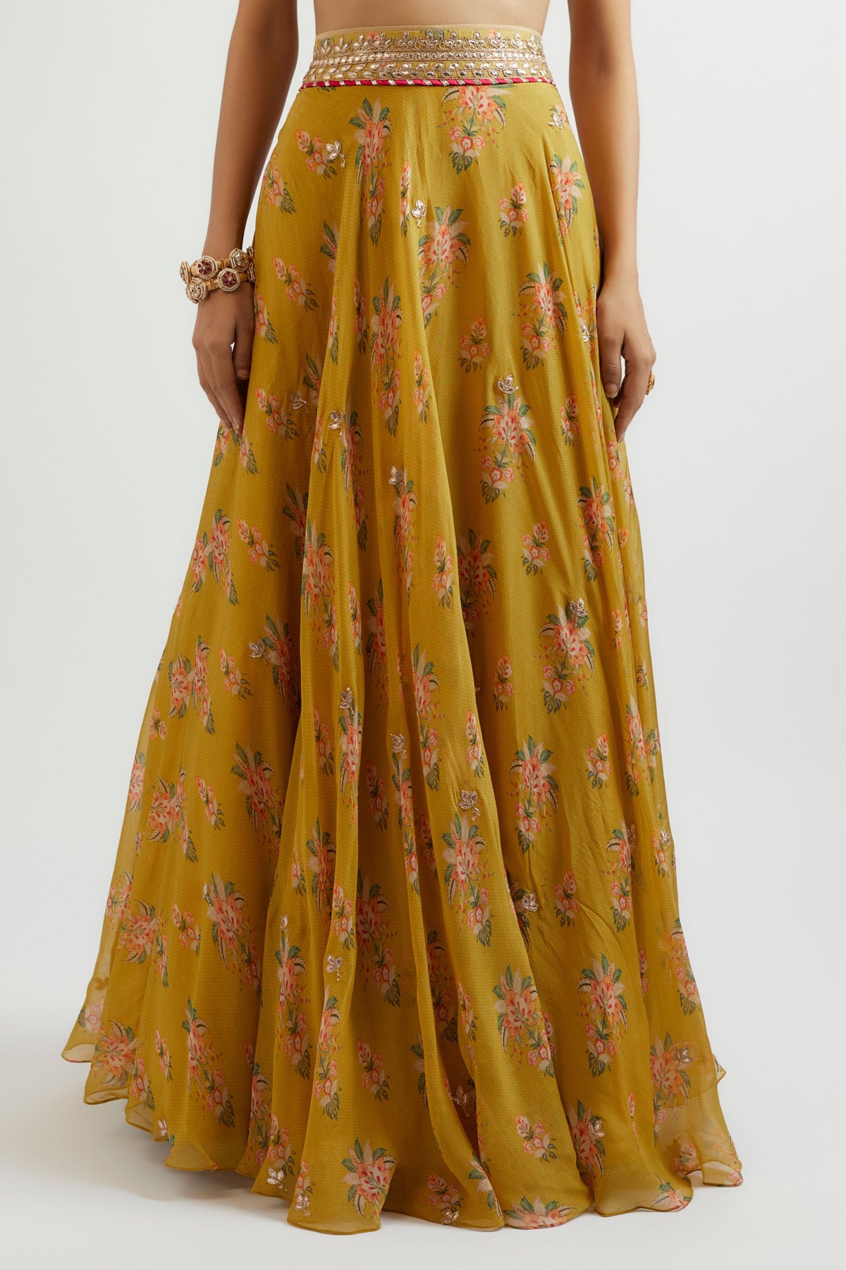 Mustard Esha Lehenga Set