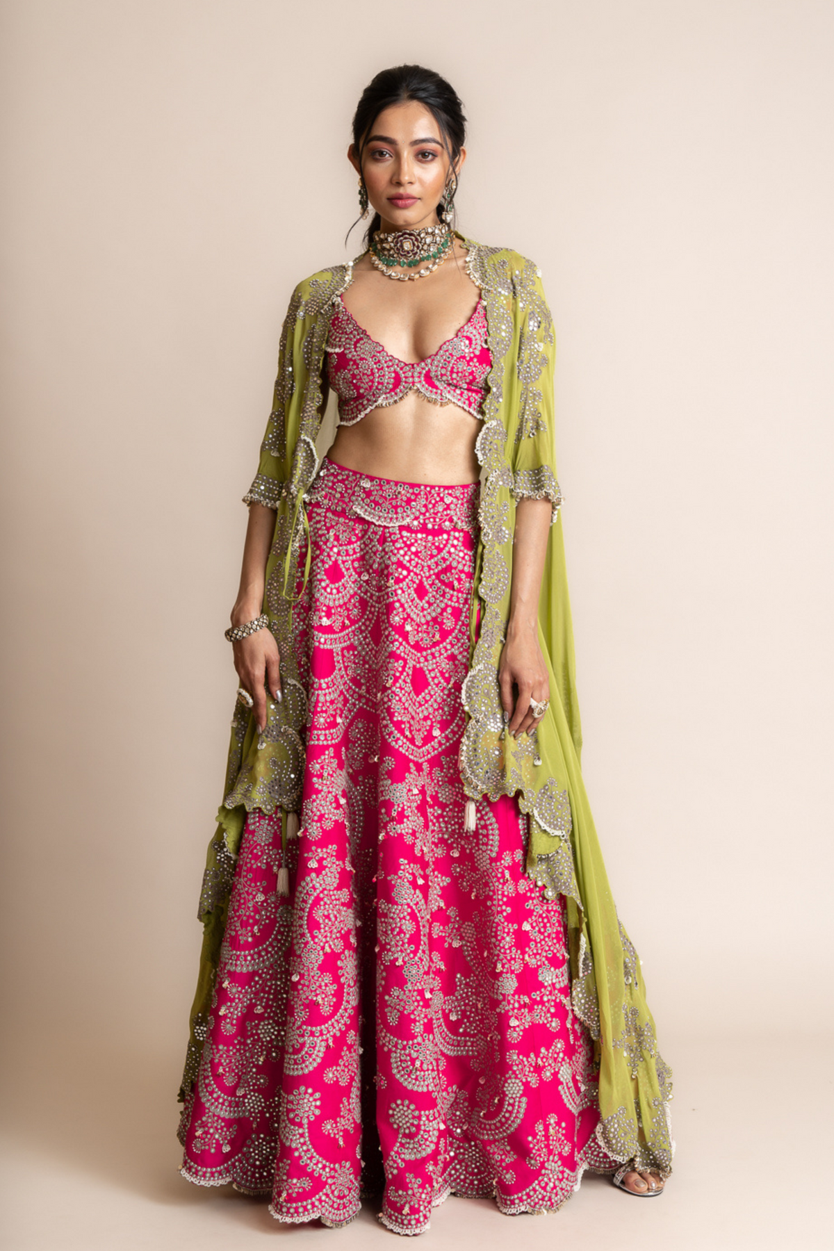 Embroidered Lehenga Set