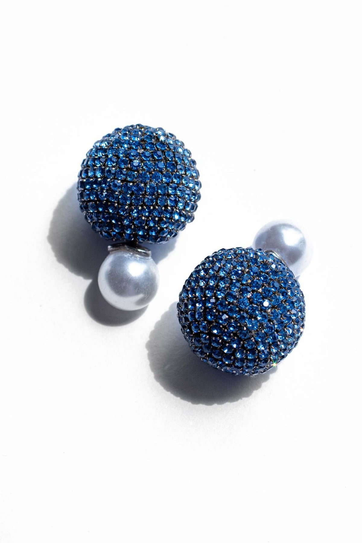 Nano Meteor Earrings In Cerulean Blue