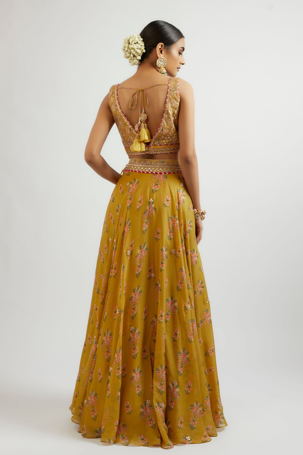 Mustard Esha Lehenga Set