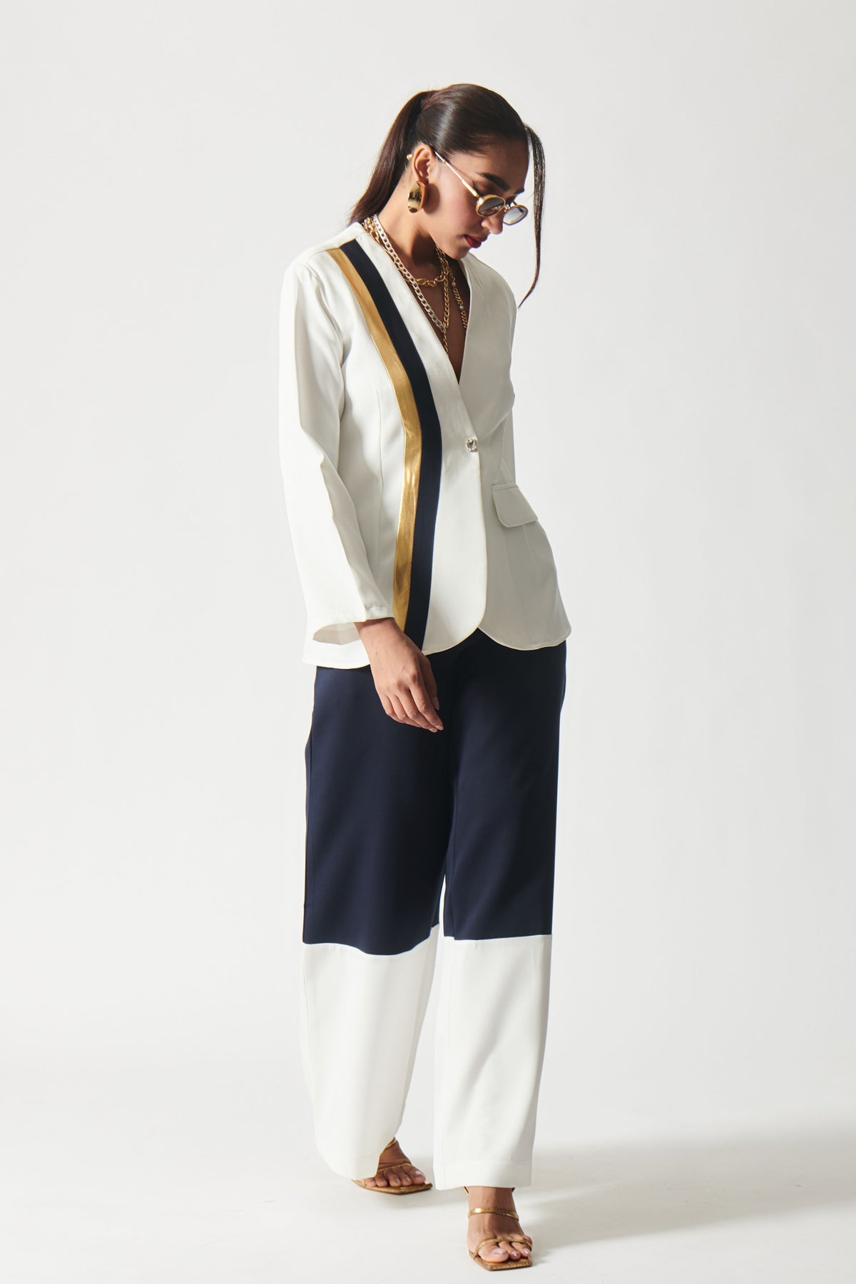 Gold Rush Navy Pant