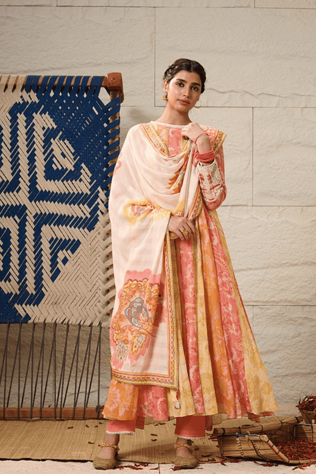 Peony Multicoloured Kurta Set