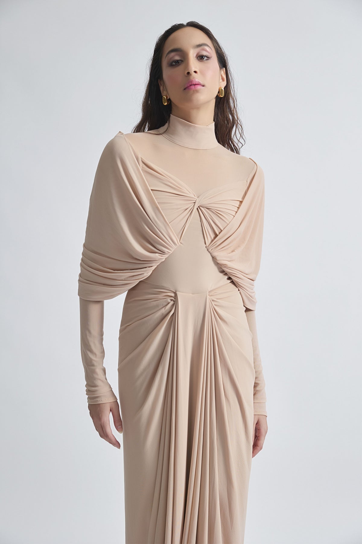 Kenny- Beige Dress