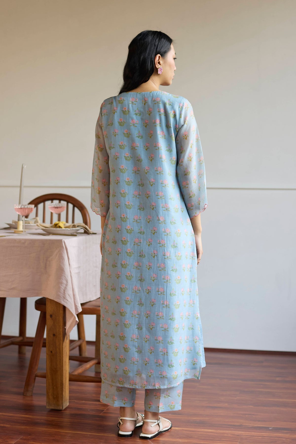 Powder Blue Kurta Set