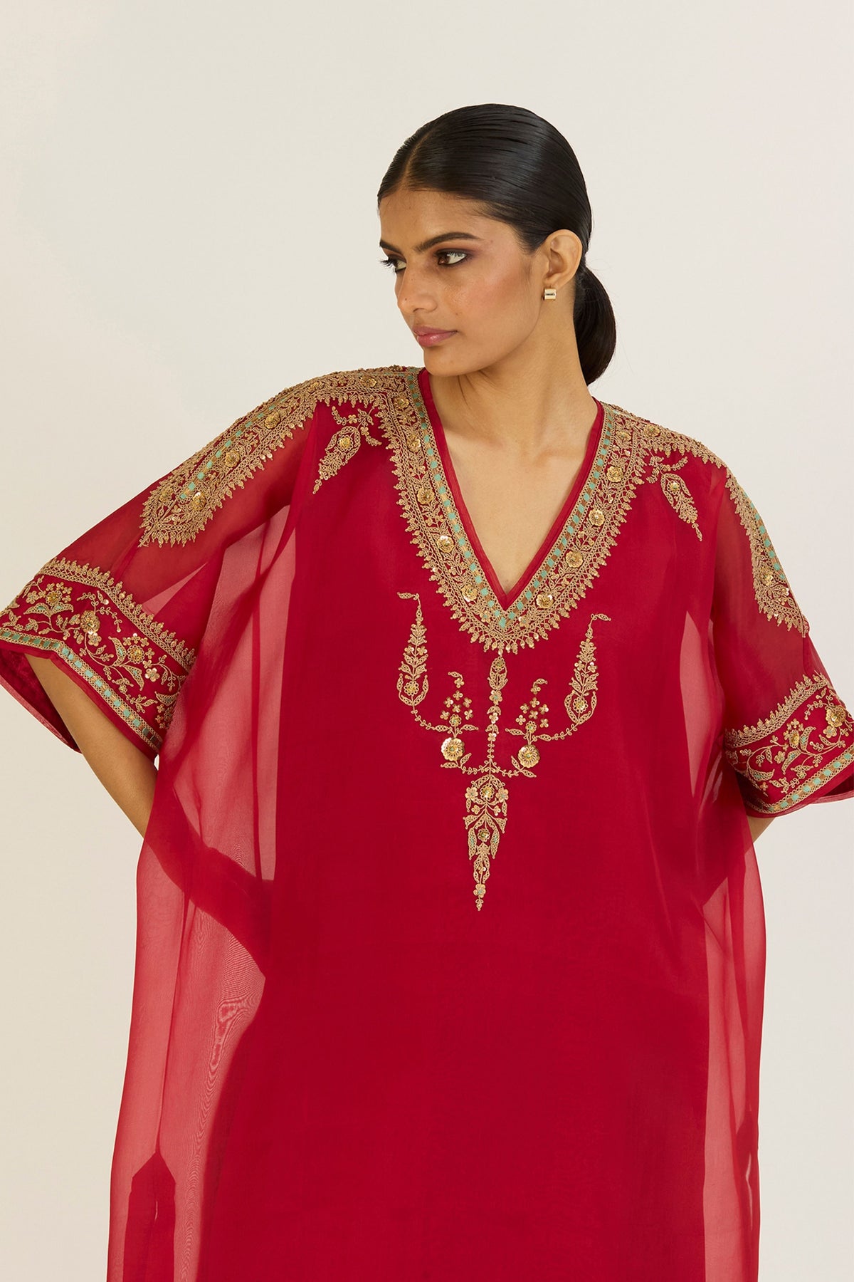 Ayra Red Kaftan