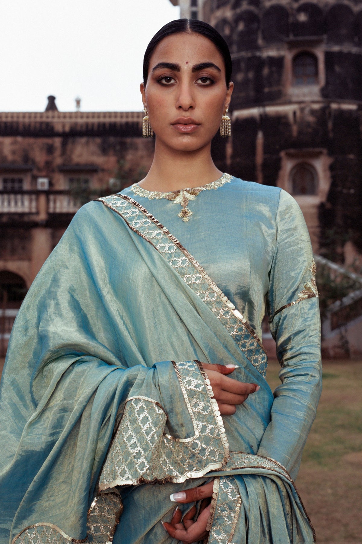 Blue Sahasrara Lehenga Set