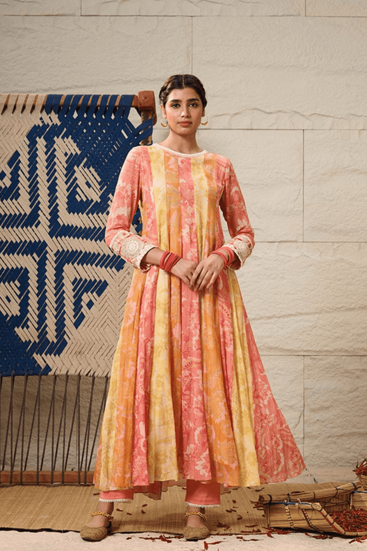 Peony Multicoloured Kurta Set