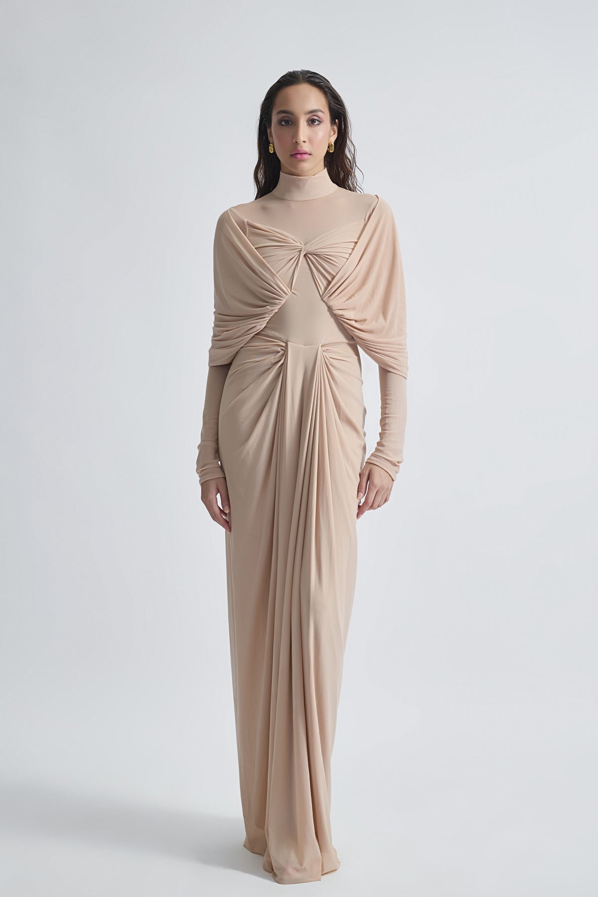 Kenny- Beige Dress