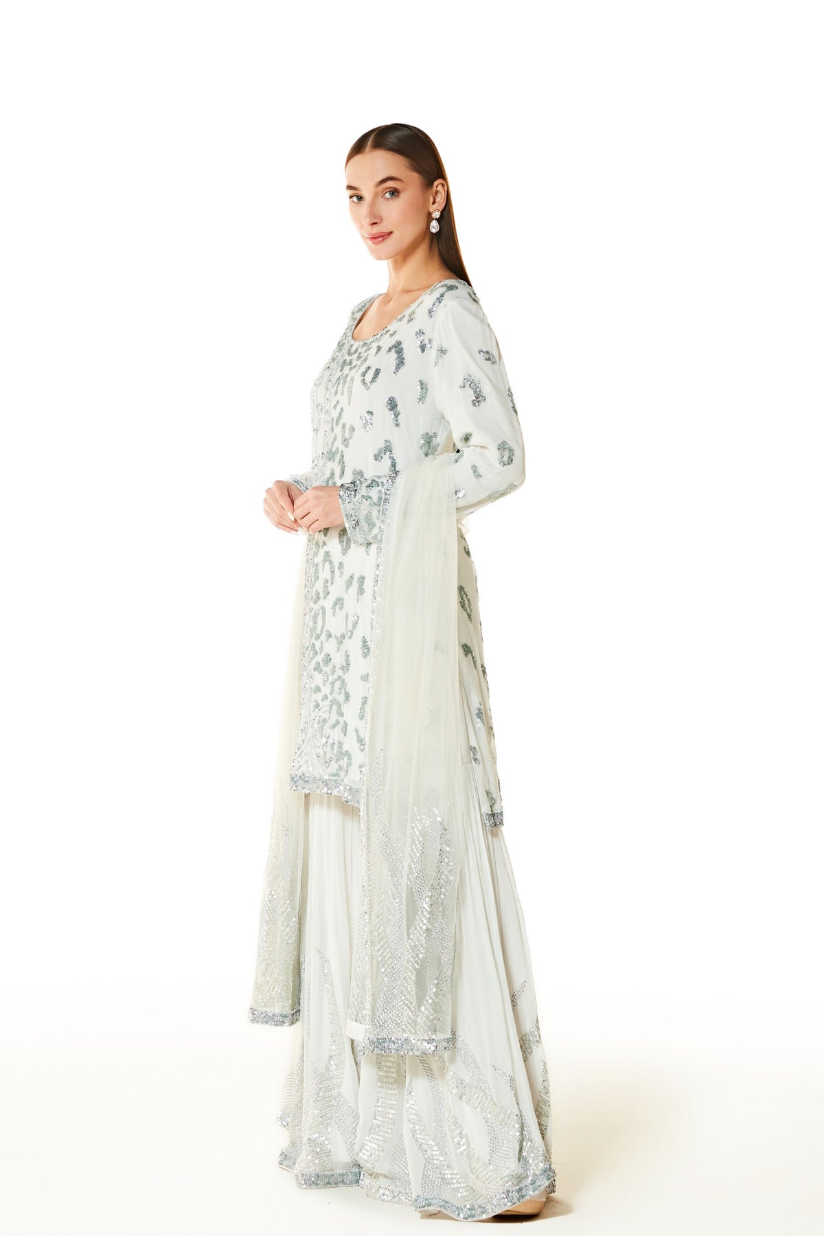 Ayat Off White Kurta Set