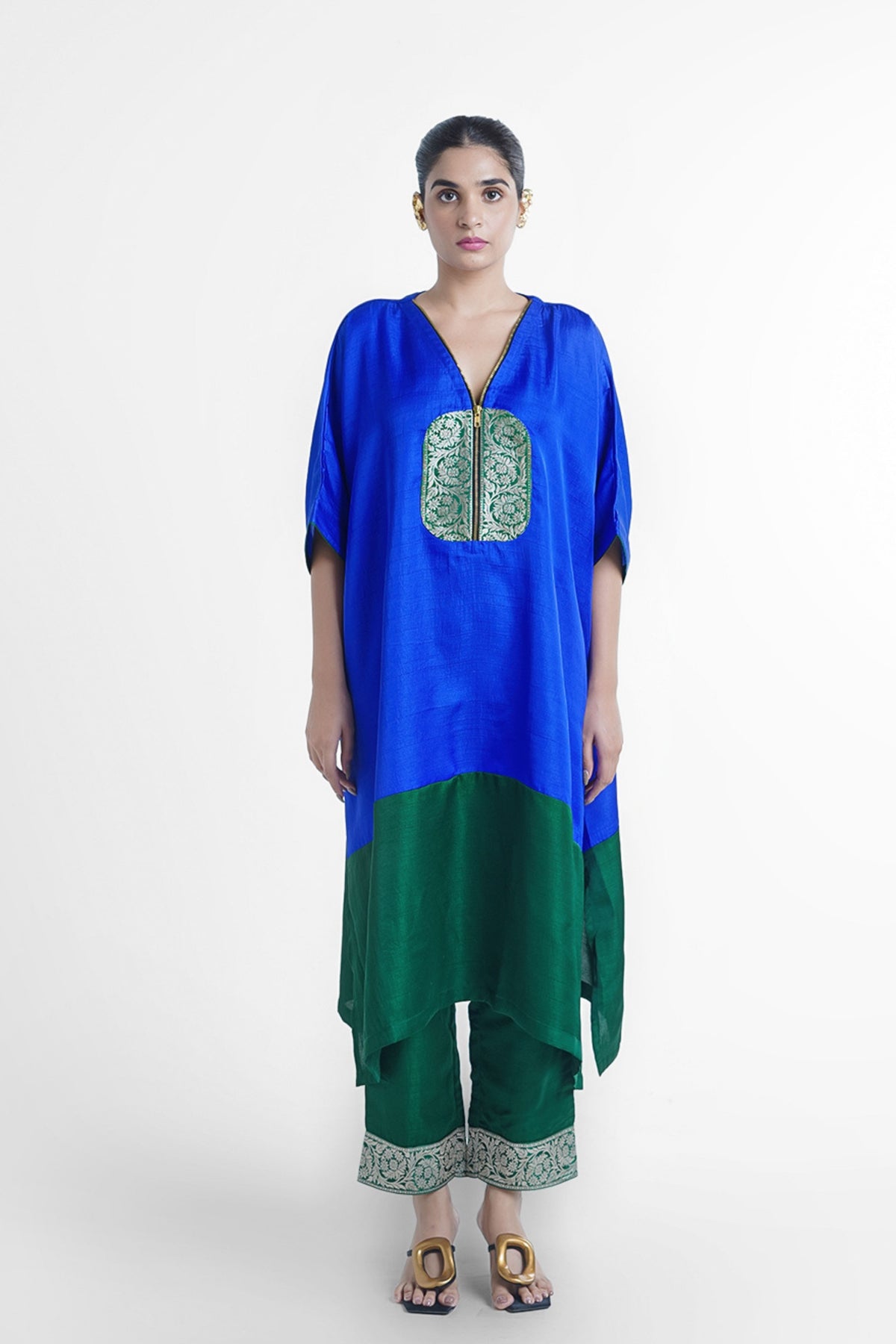 Moss Kaftan Kurta Set