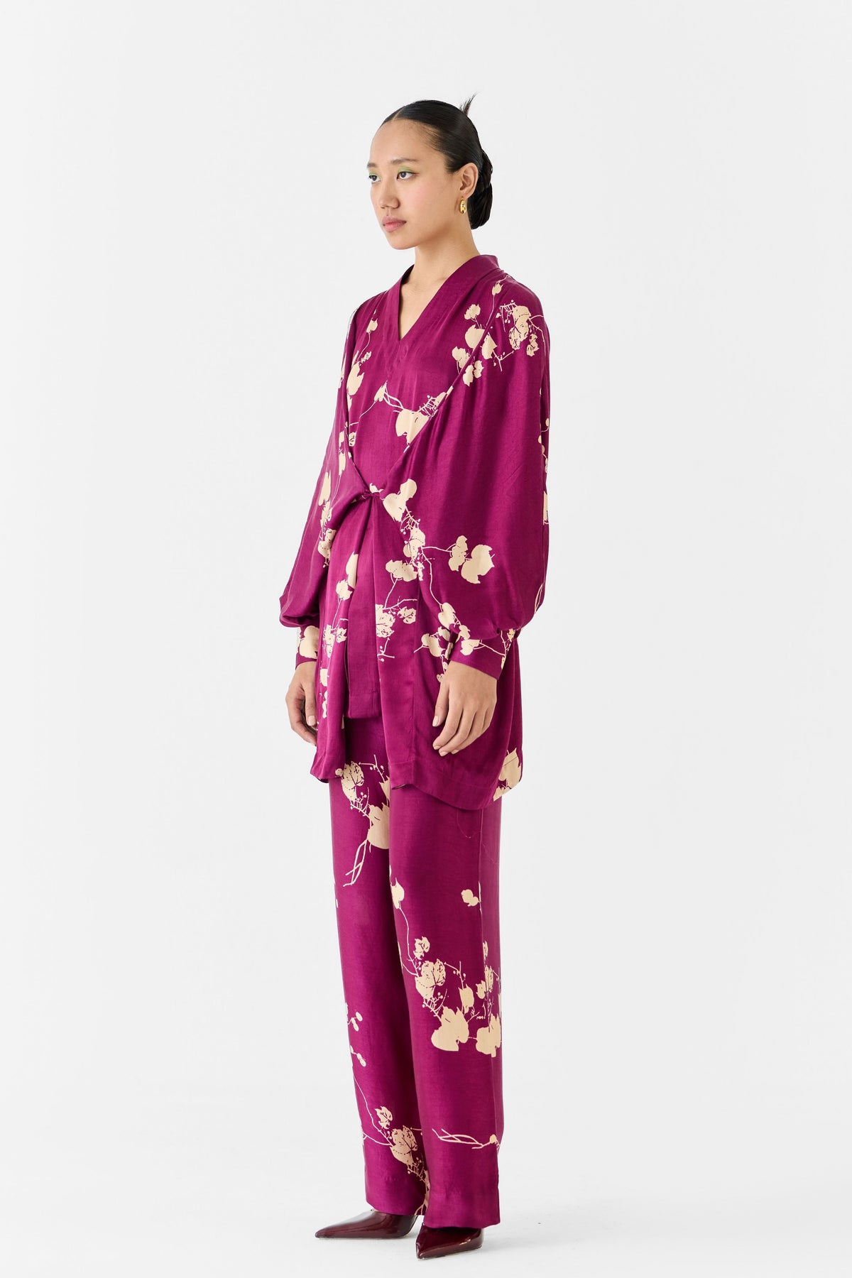 Plum Kimono Sets