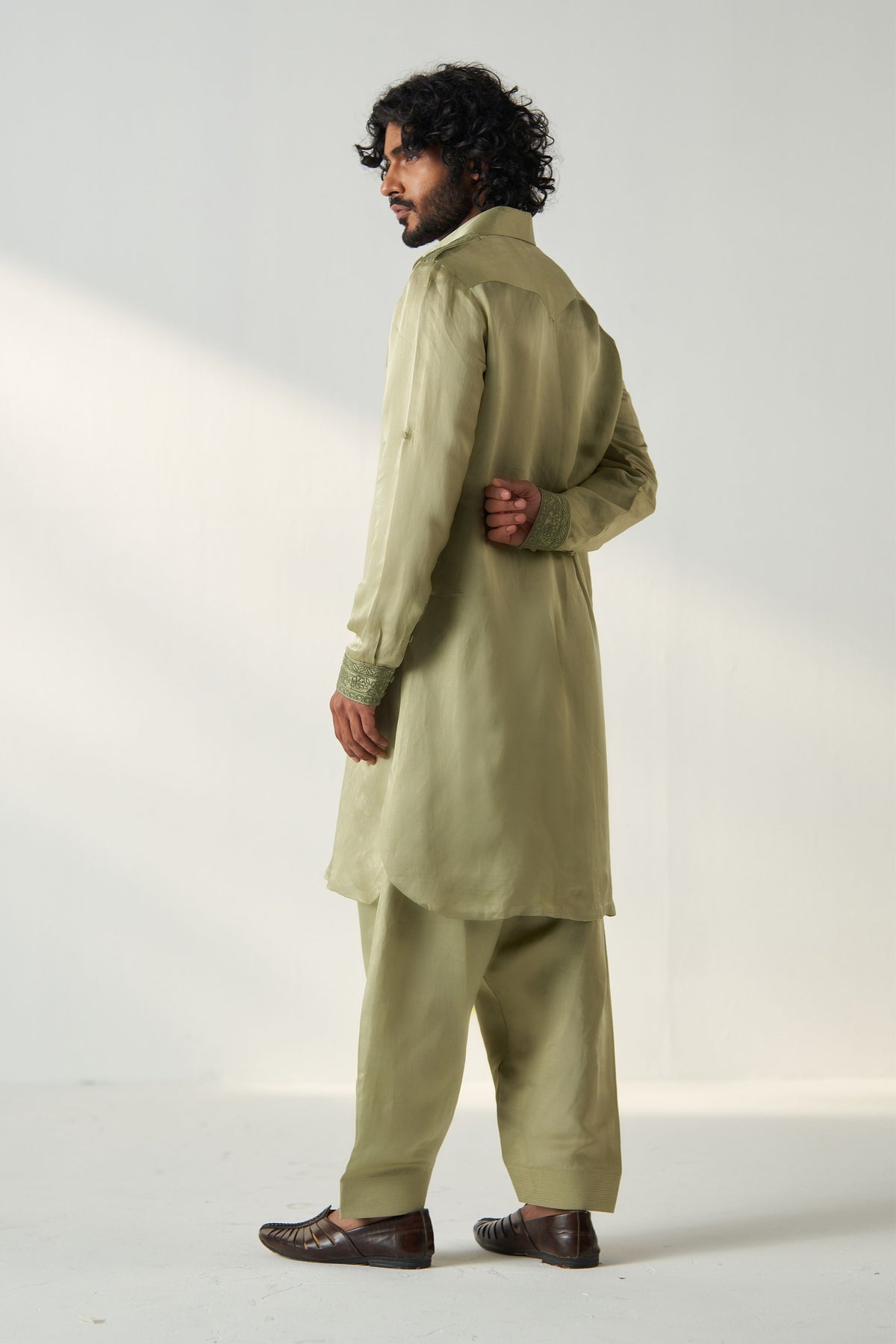 Green Rihaan Pathani Set