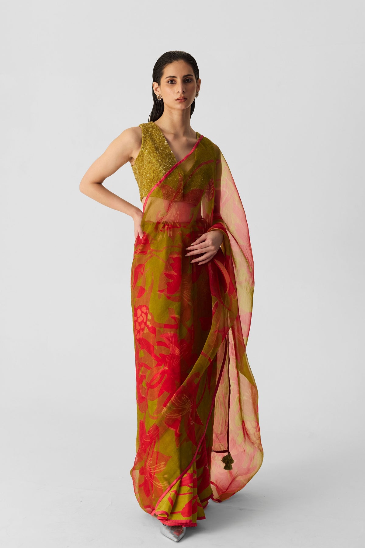 Lian Lime Saree