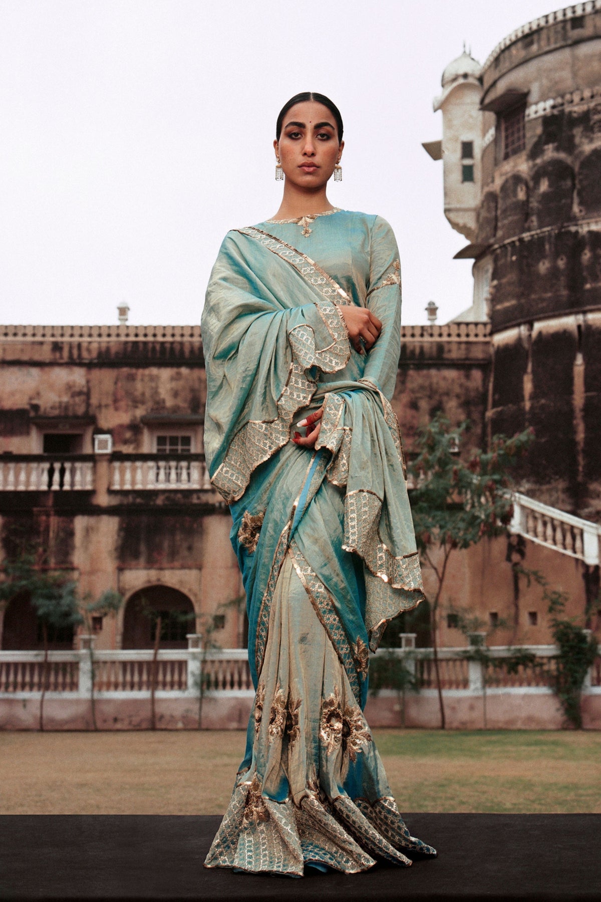 Blue Sahasrara Lehenga Set