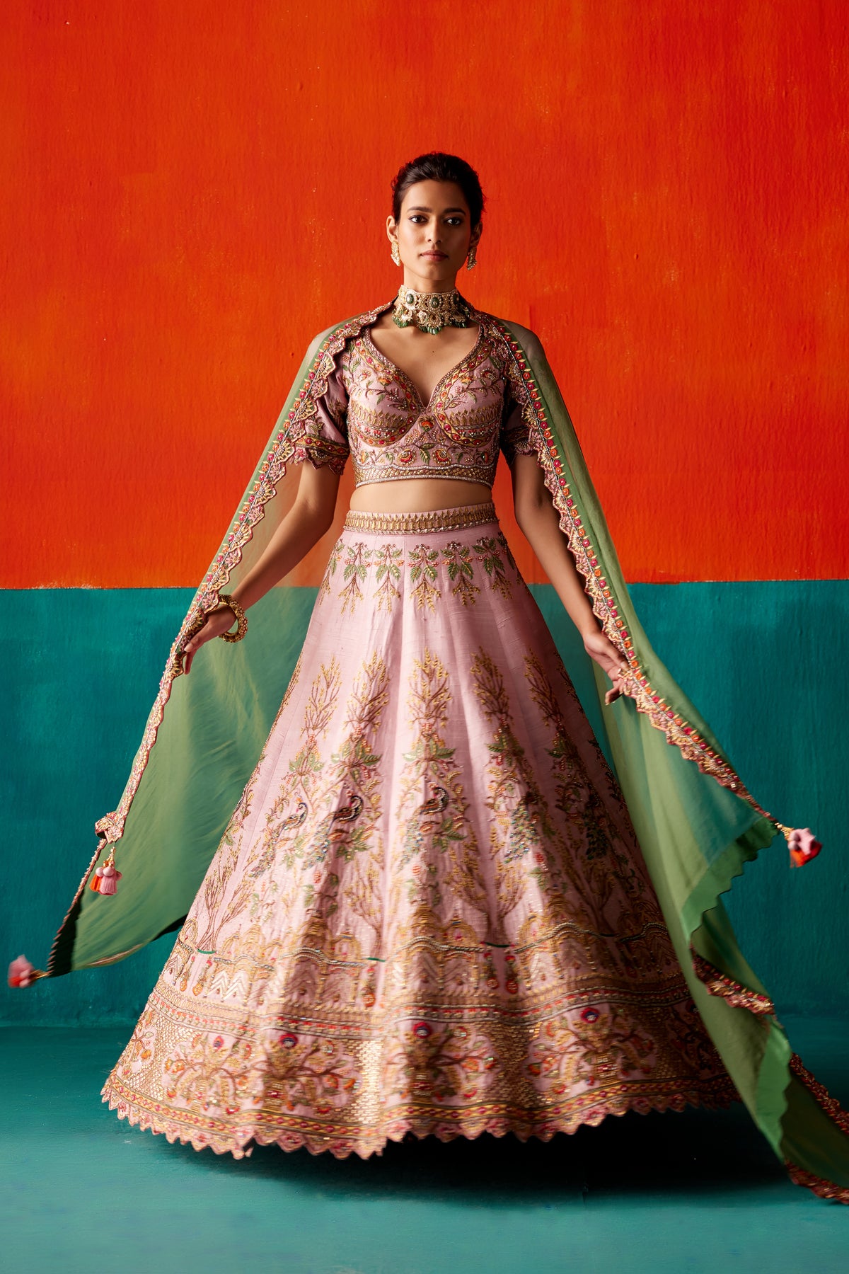 Lilac Lehenga Set