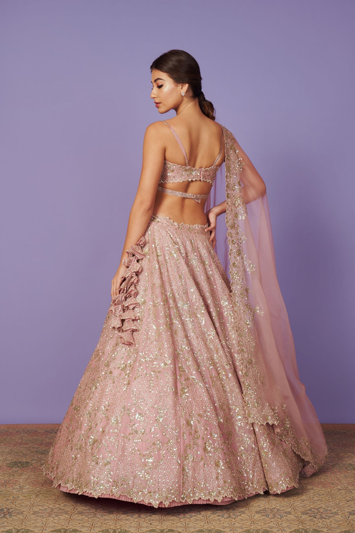 Tara Blush Pink Lehenga Set