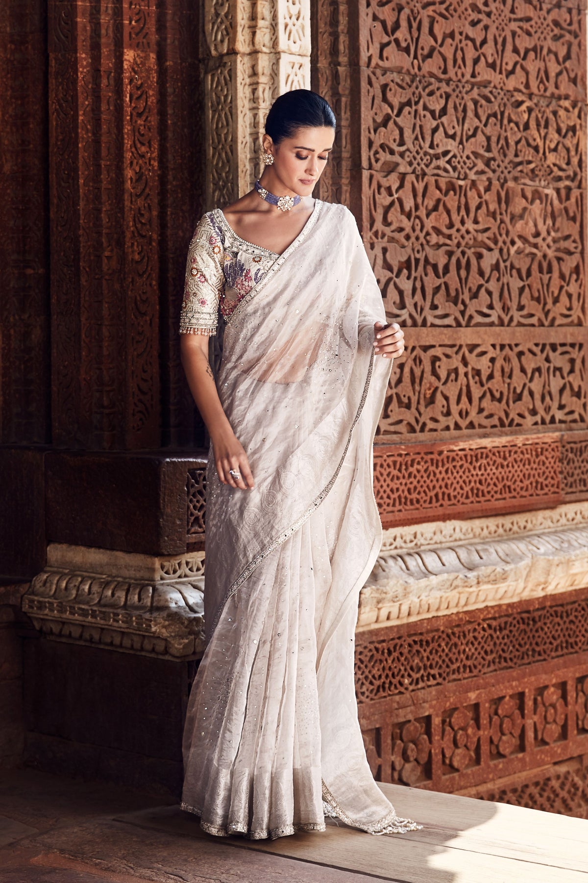 The Royal Nandi Tissue Saree