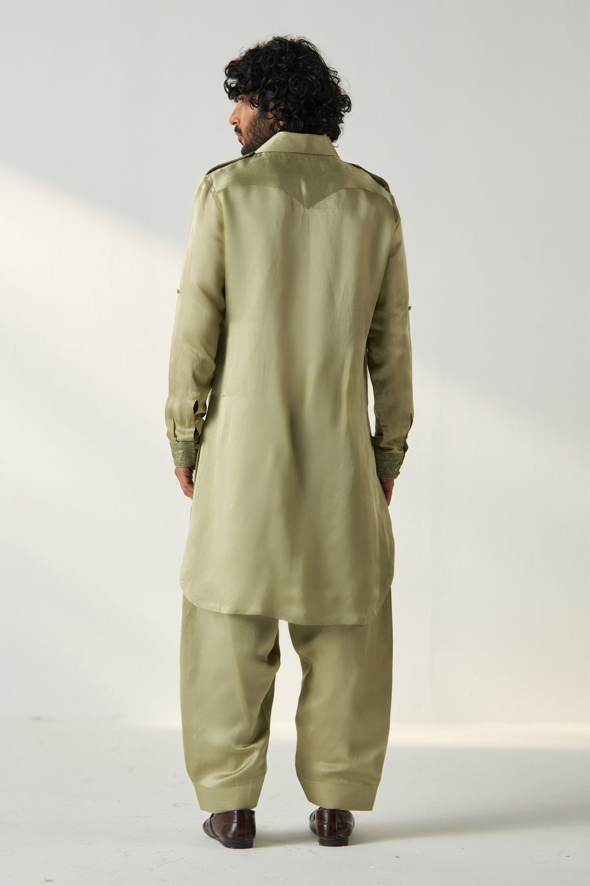 Green Rihaan Pathani Set