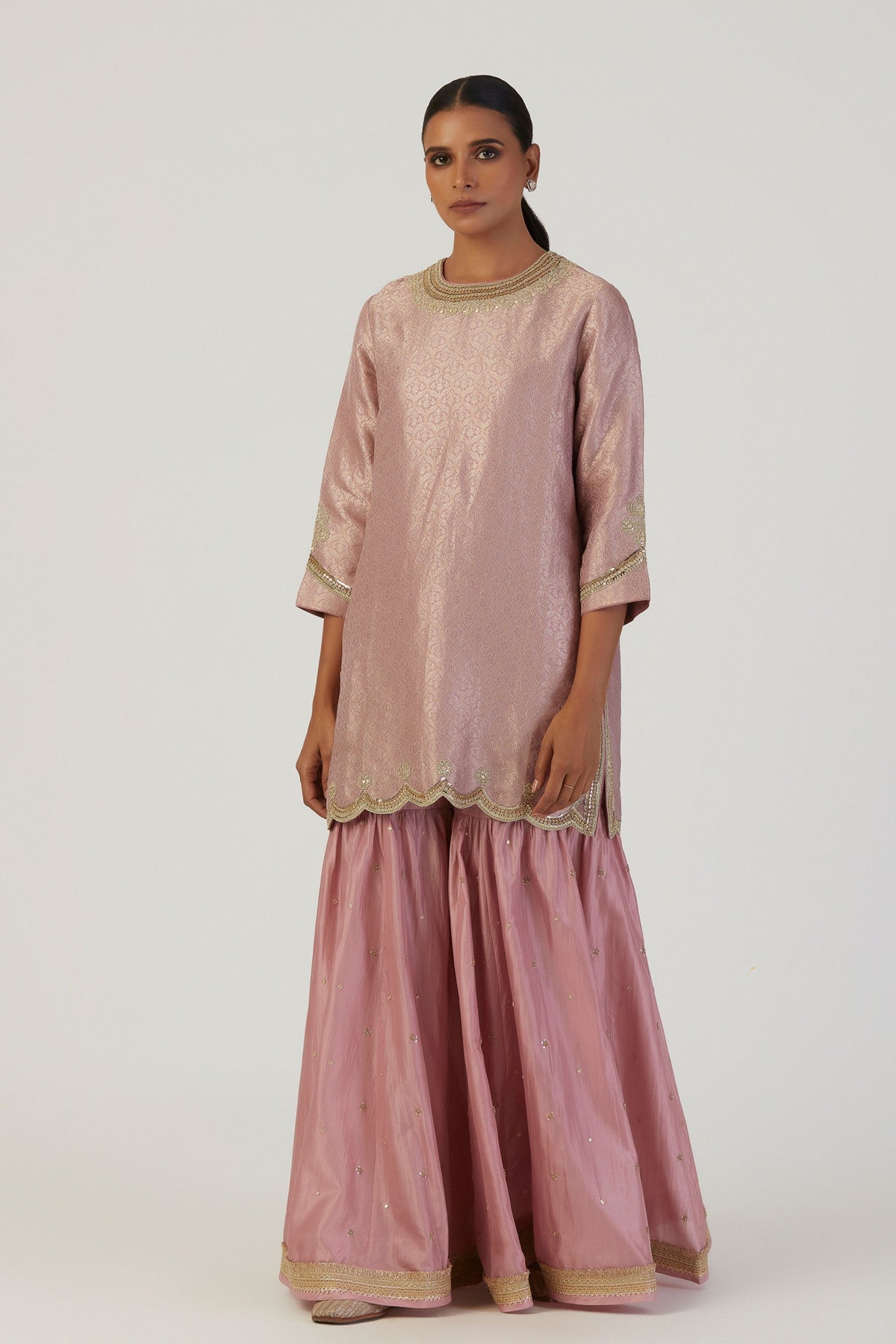 Bani Mauve Kurta and Sharara