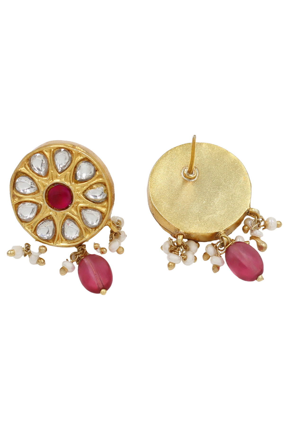 Opulent Charm Kundan Earrings.