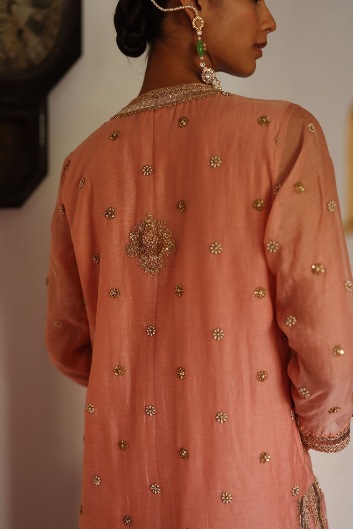 Halfmoon Pink Kurta Set