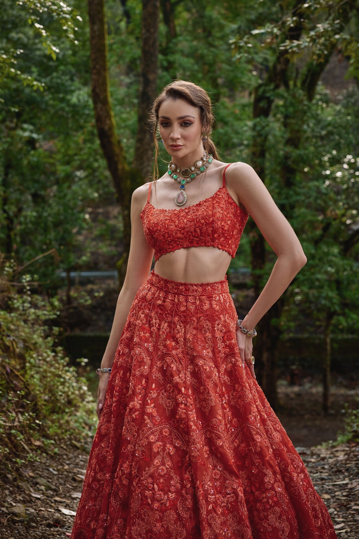 Amber Lehenga Set