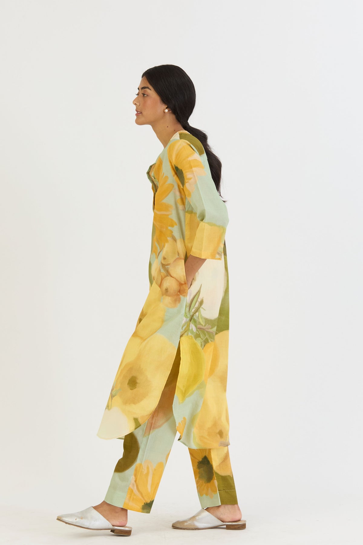 Lemonade Long Kurta Set