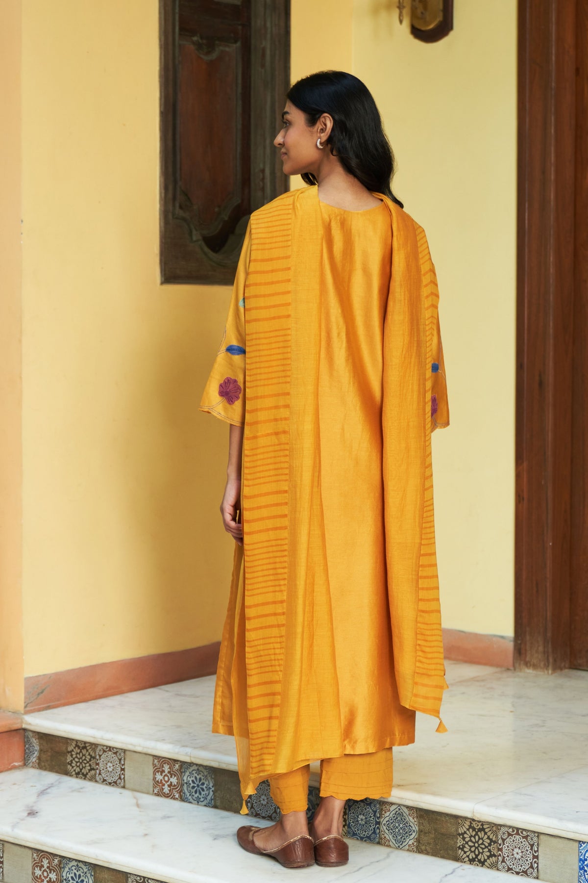 Amber Applique Kurta Set