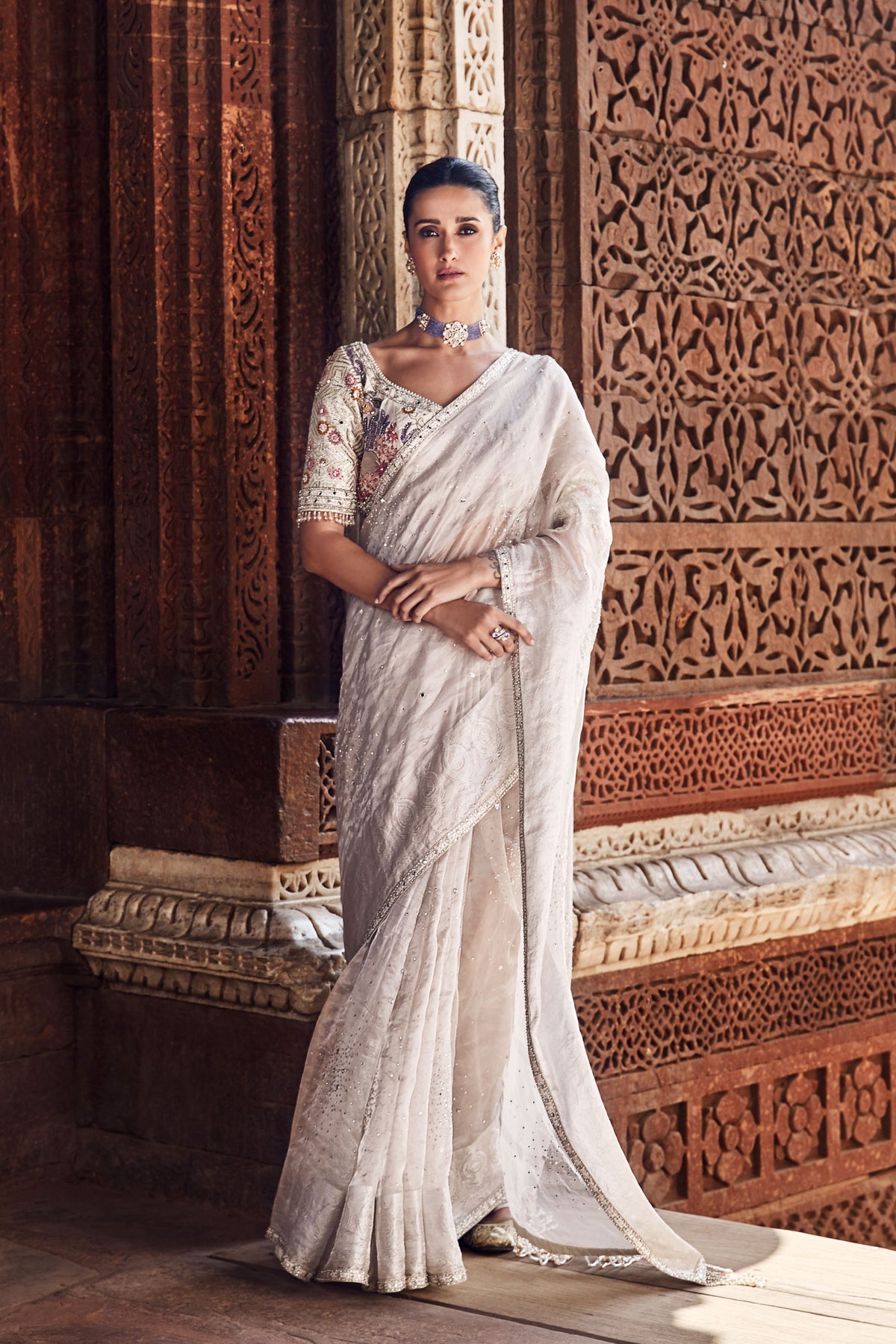 The Royal Nandi Tissue Saree