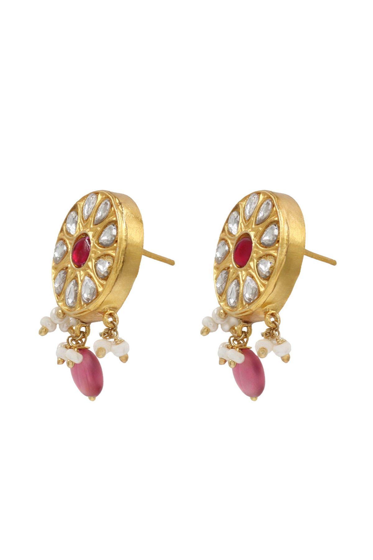 Opulent Charm Kundan Earrings.