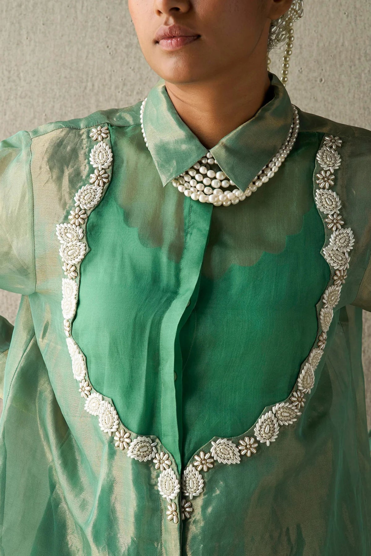 Sudhira Emerald Classic Shirt