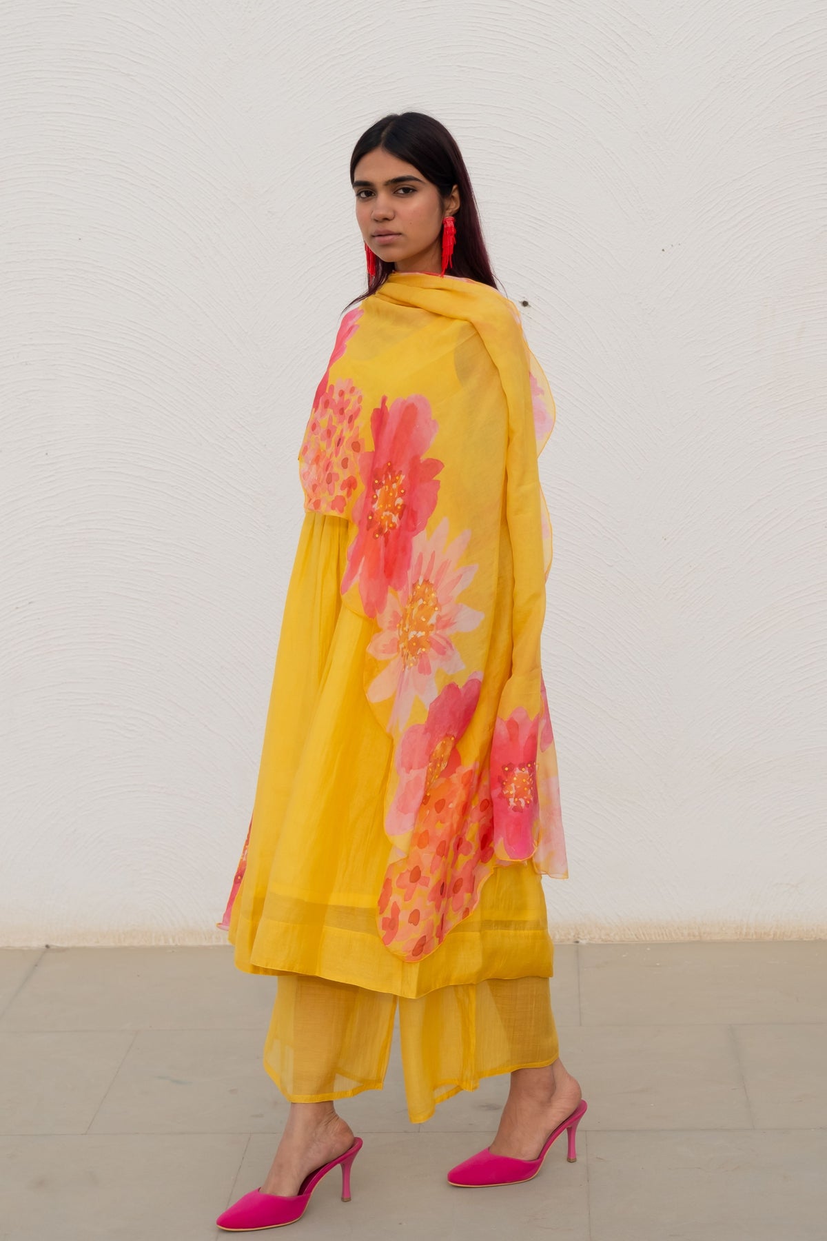 Yellow Fields Kurta Set