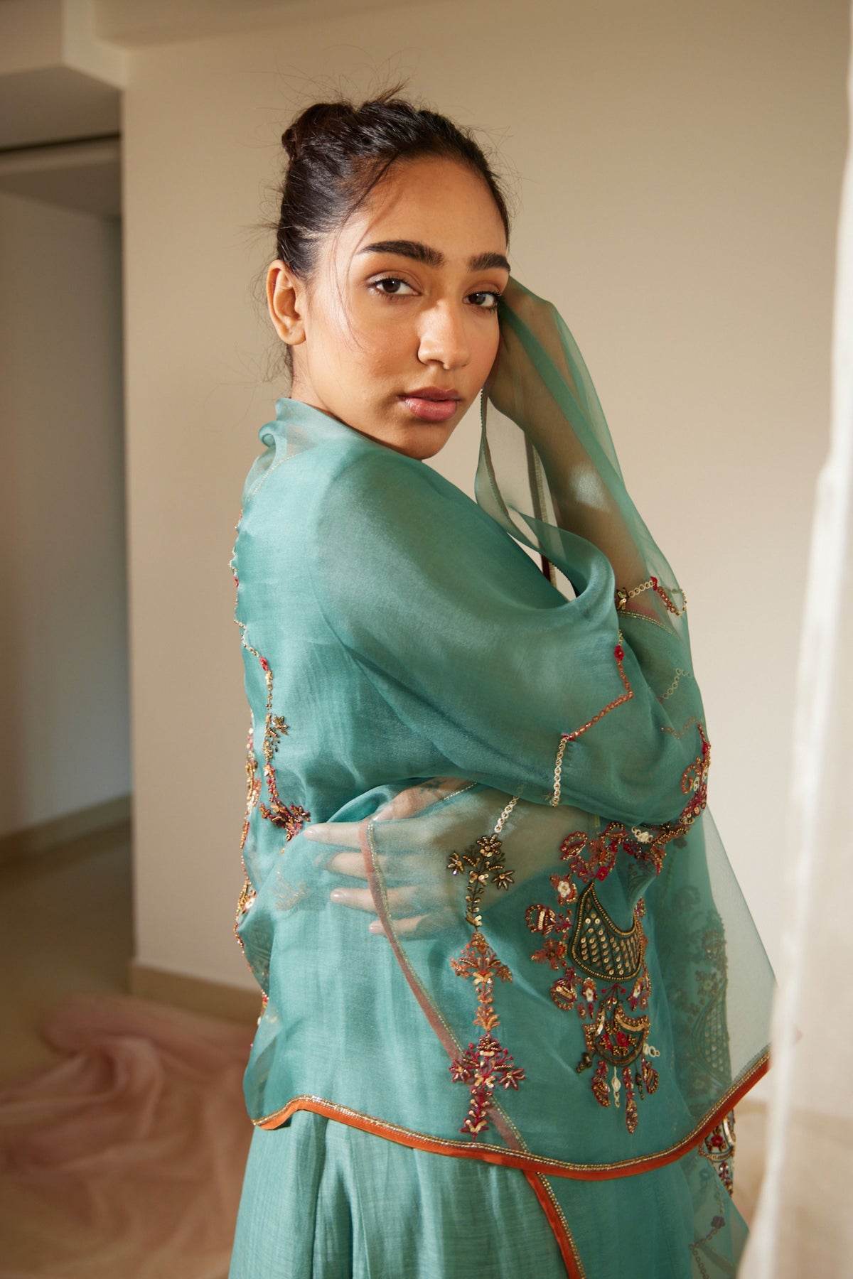 Blue Vrinda Dupatta