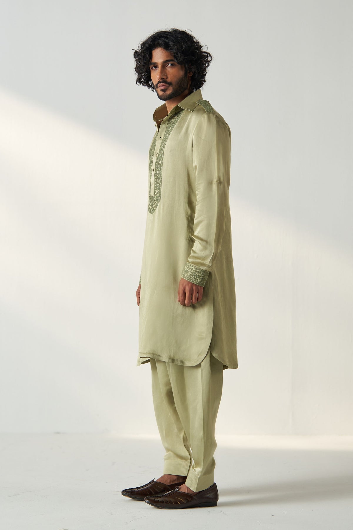 Green Rihaan Pathani Set