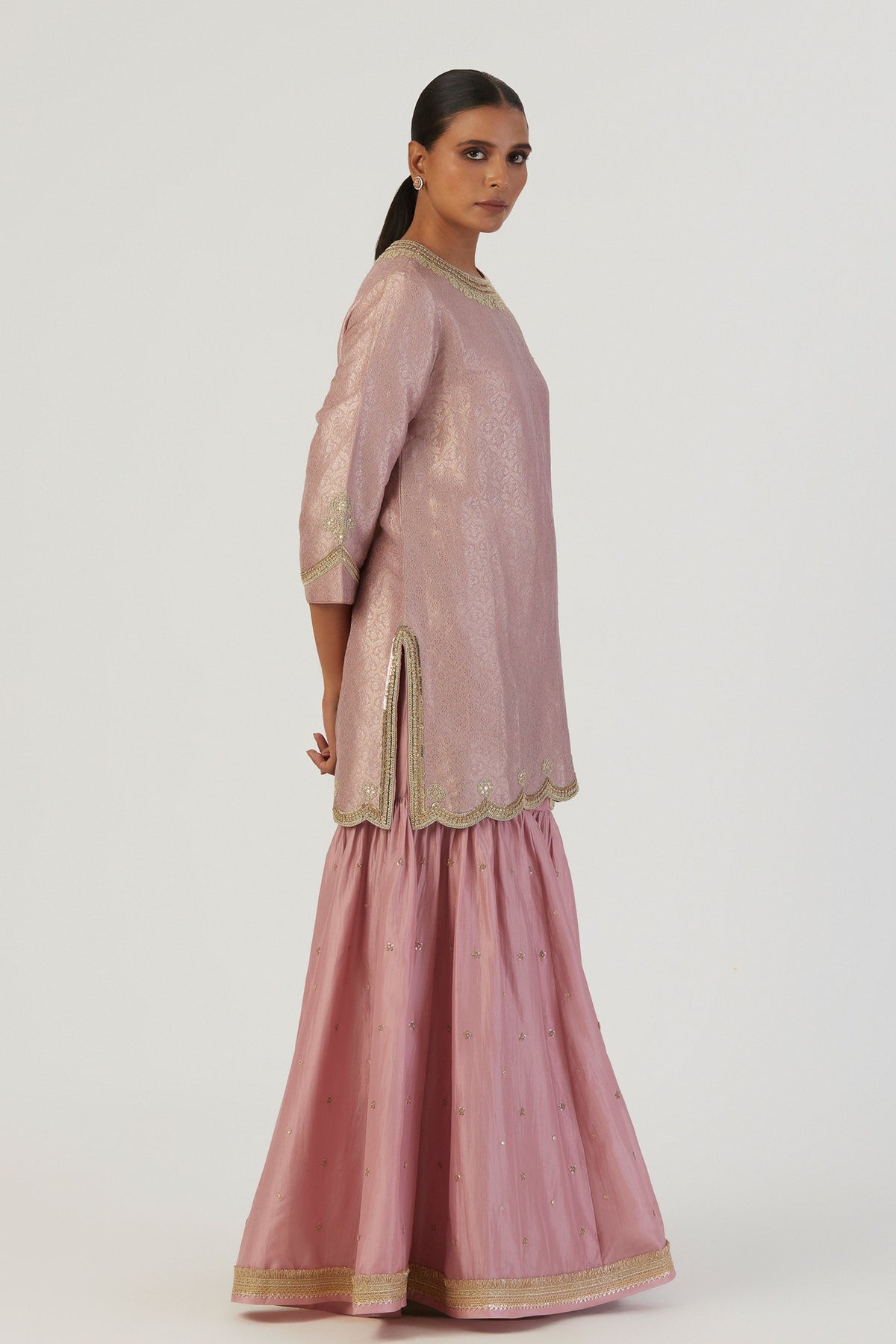 Bani Mauve Kurta and Sharara