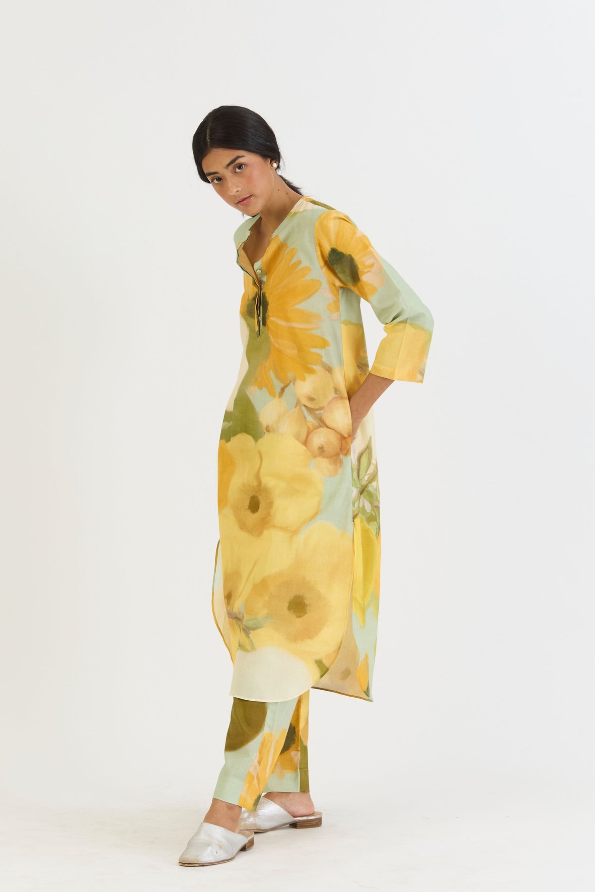 Lemonade Long Kurta Set