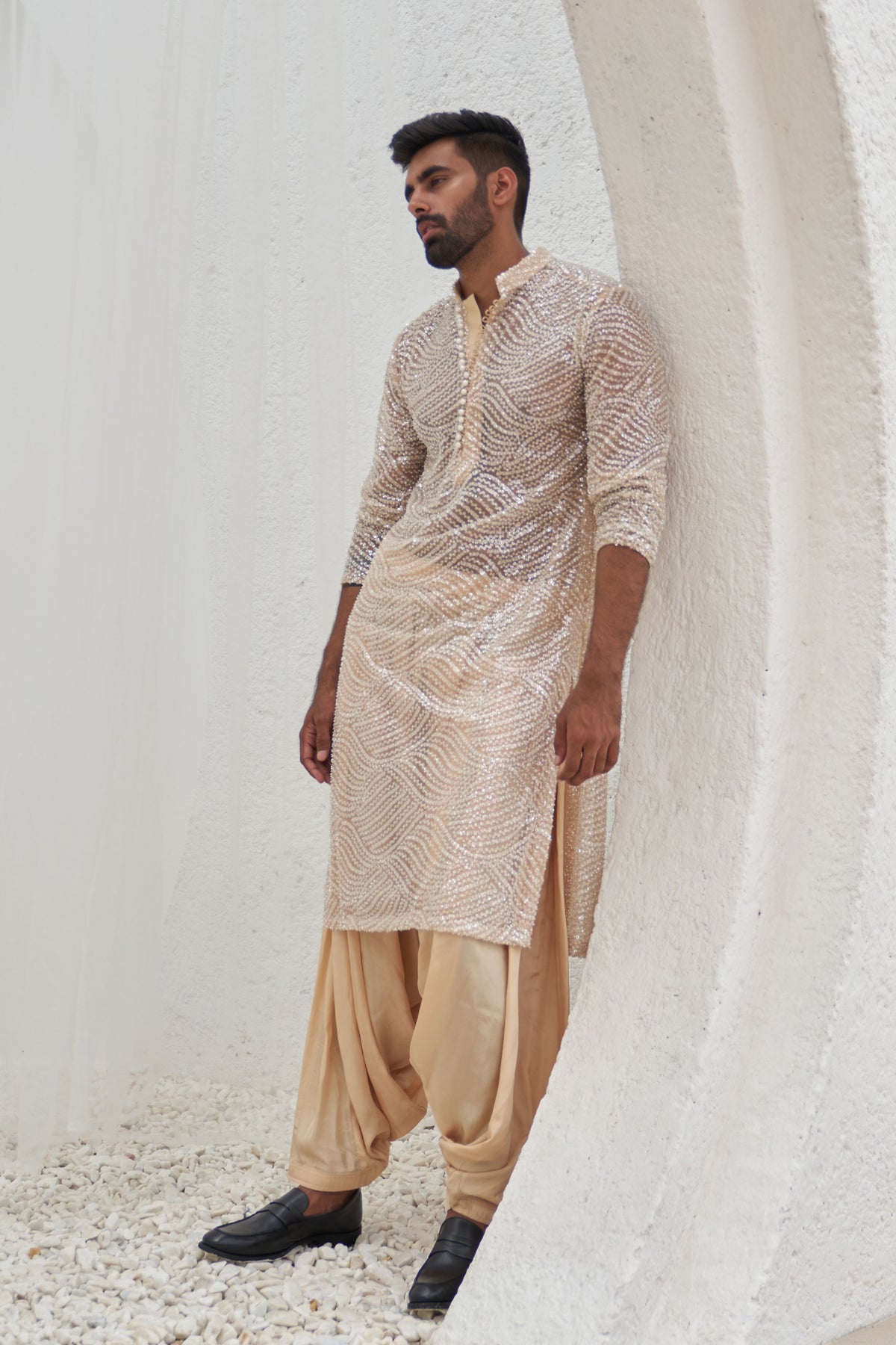 Aariz Kurta With Dhoti Pants