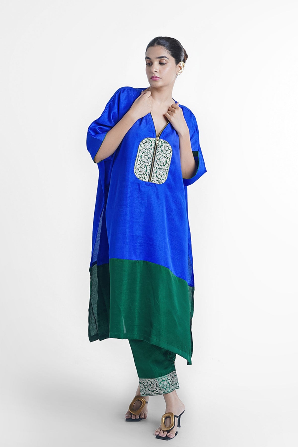 Moss Kaftan Kurta Set