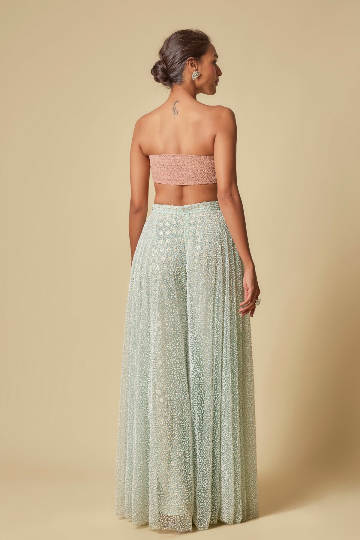 Mint Heavy Lehenga set