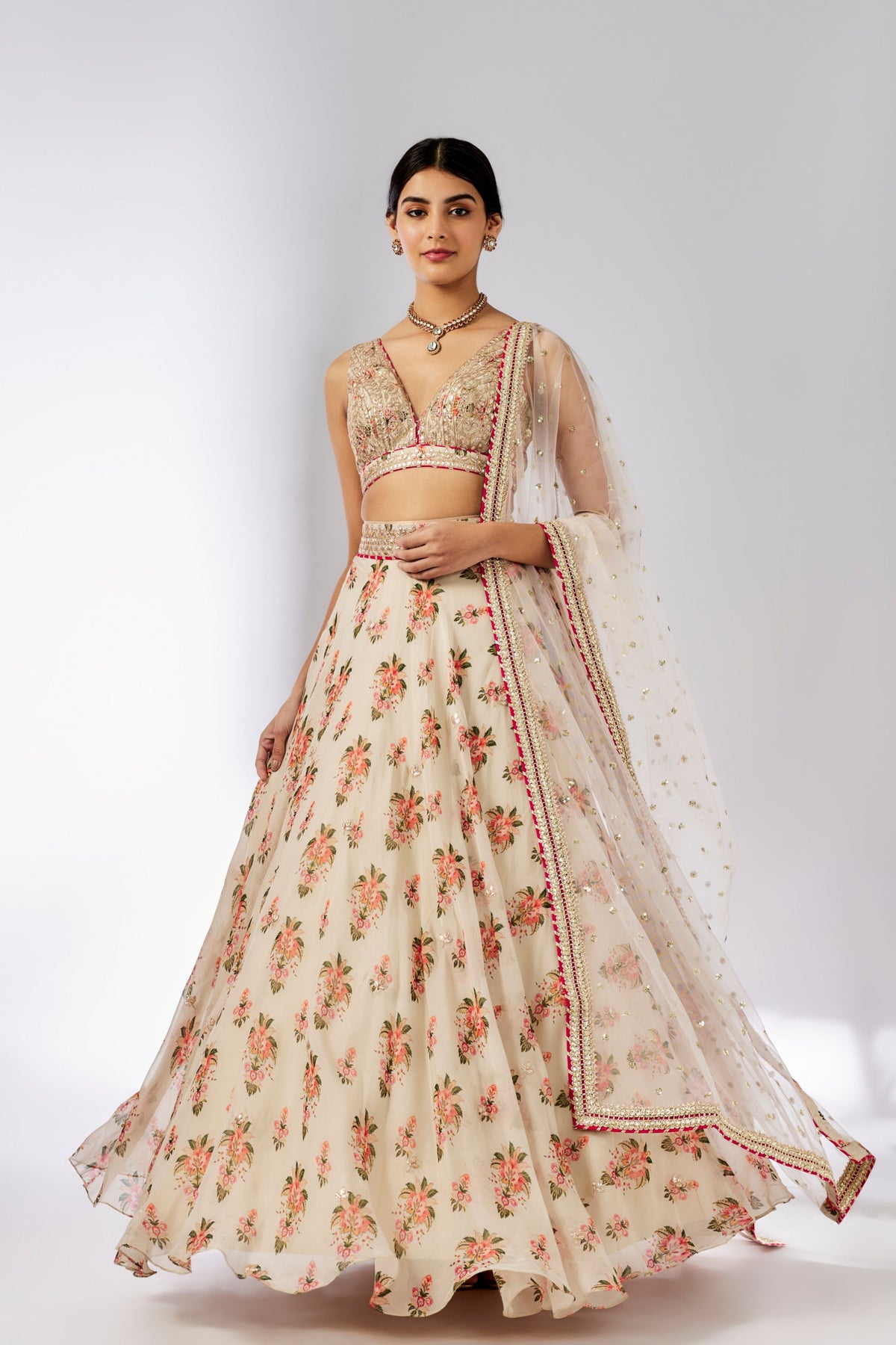 Ivory Esha Lehenga Set