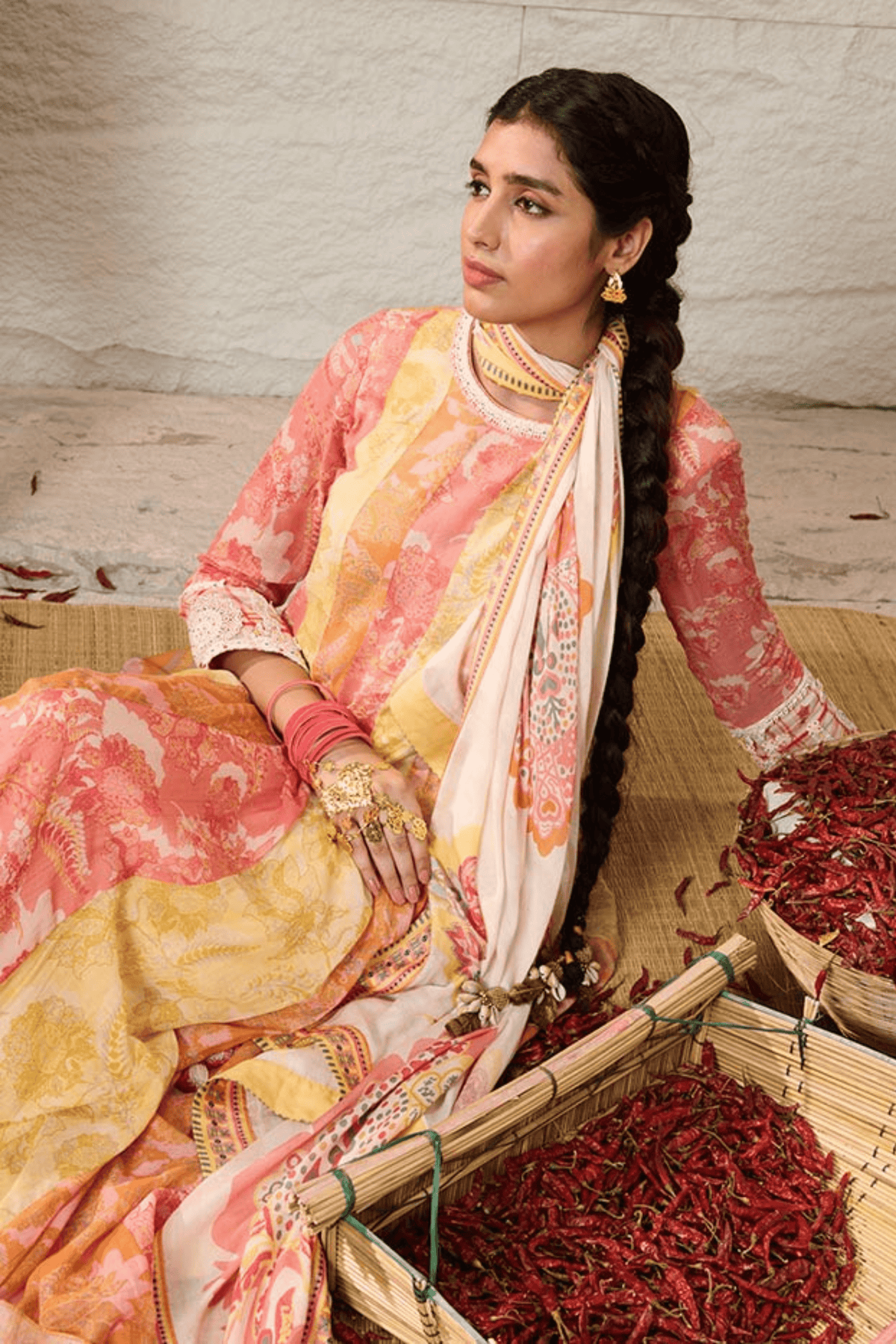 Peony Multicoloured Kurta Set