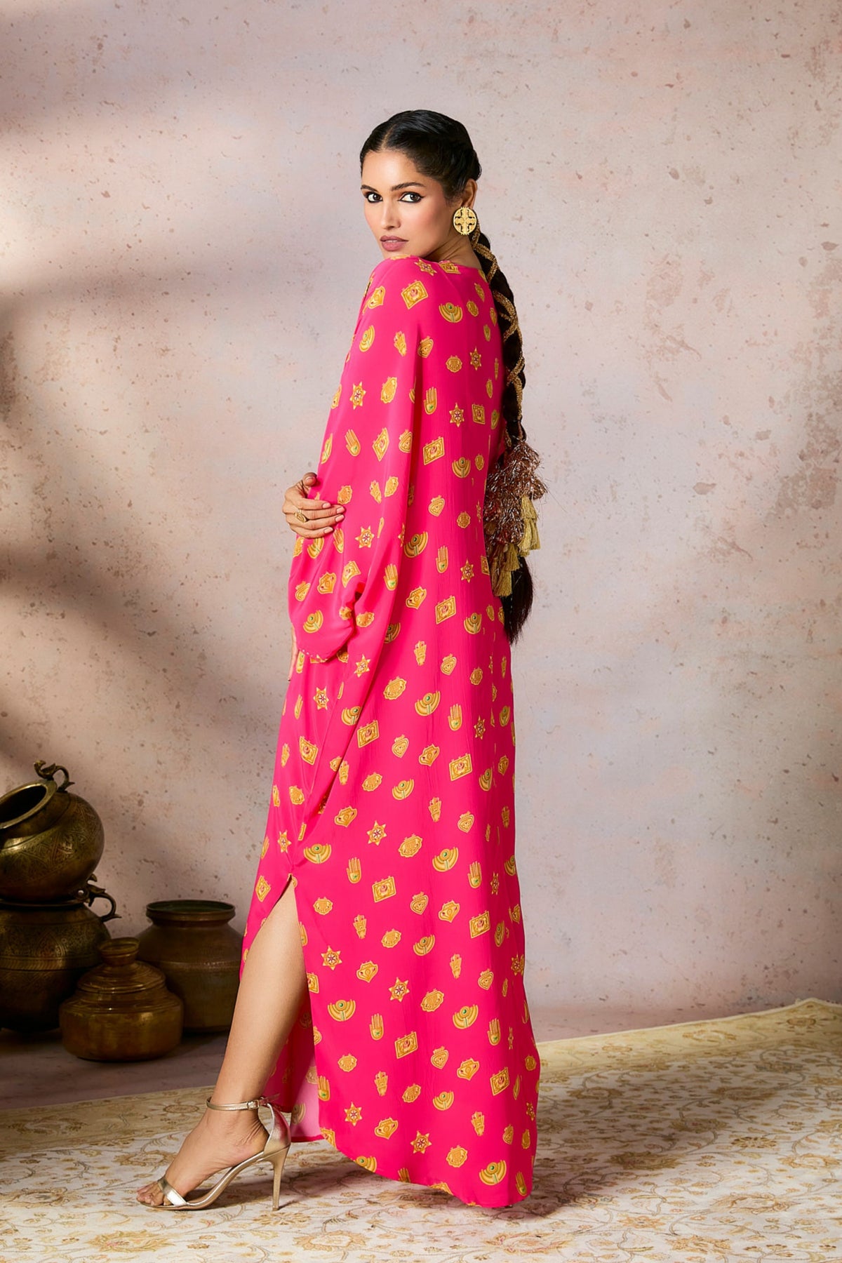 Pink Trinkets Kaftan