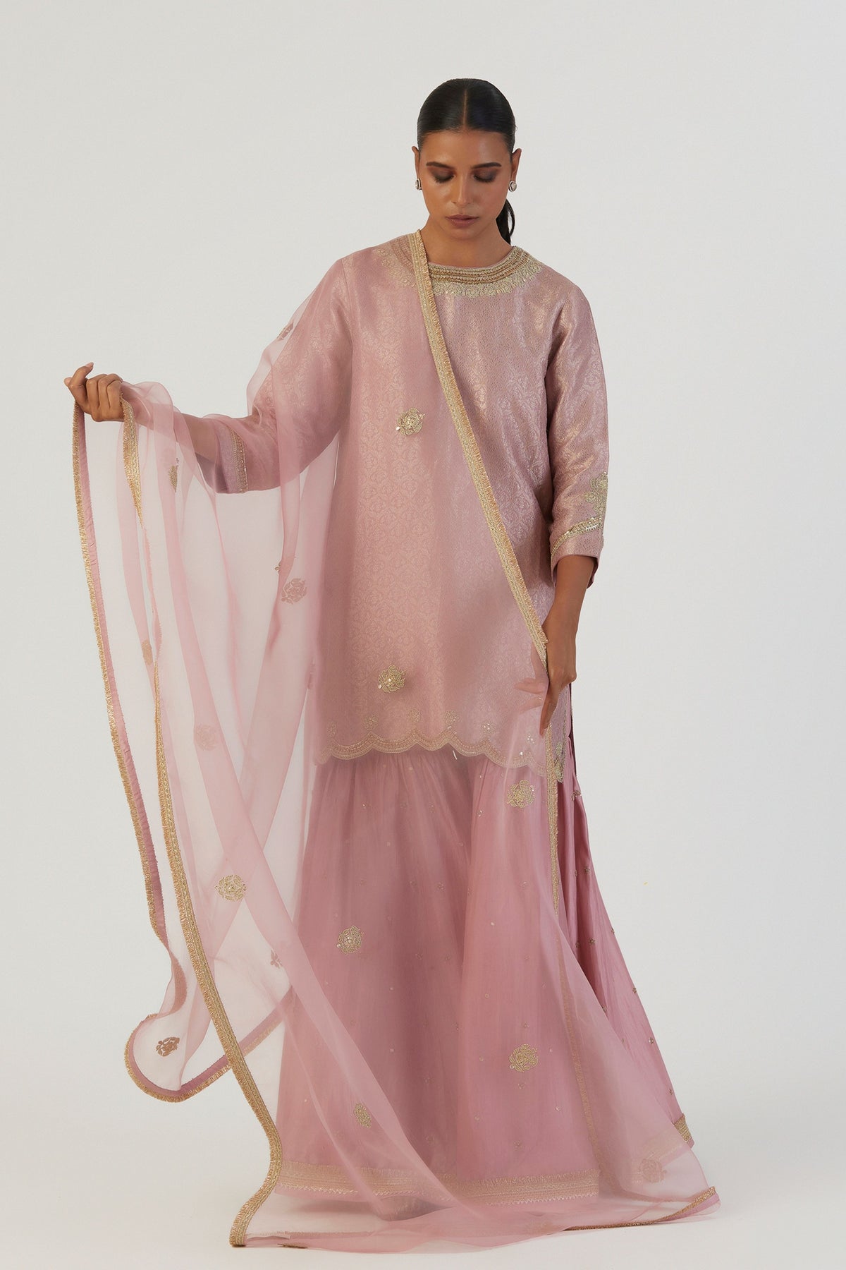 Bani Mauve Kurta and Sharara