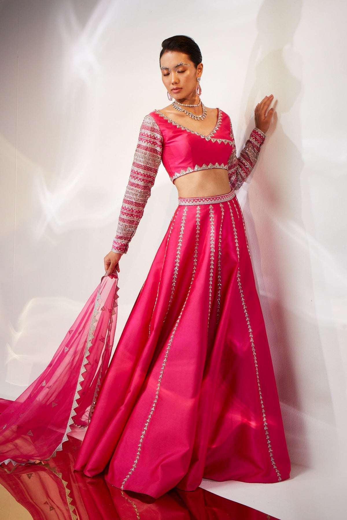 Pink Lehenga Set