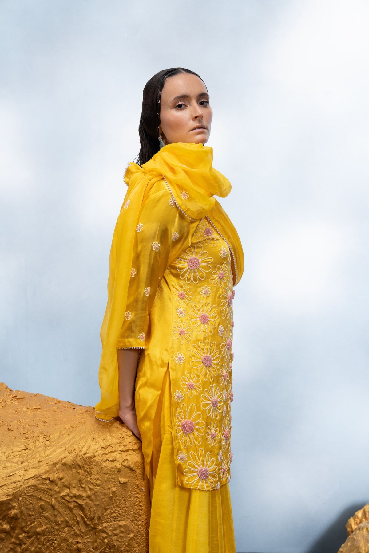 Sunny Daisies Sharara Set