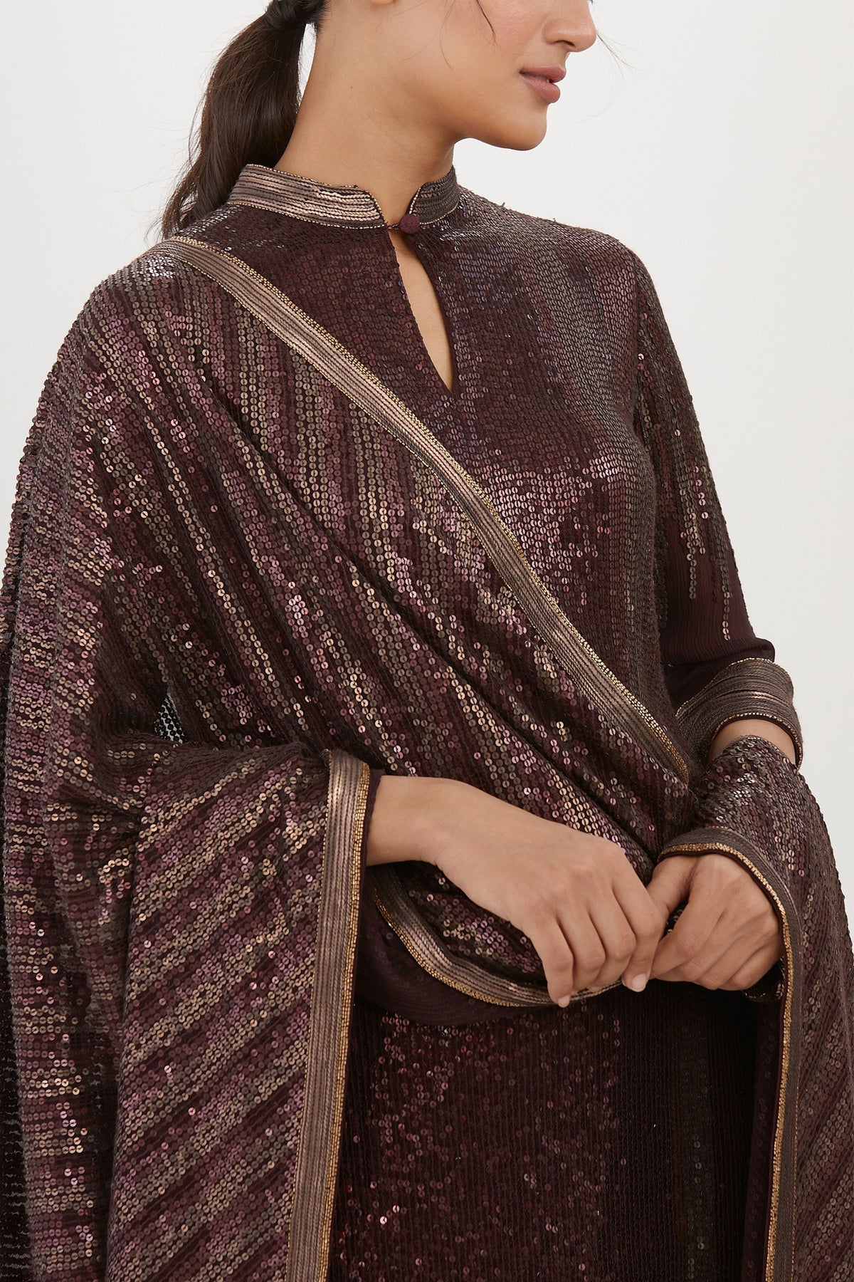 Vino Sequin Sharara Set